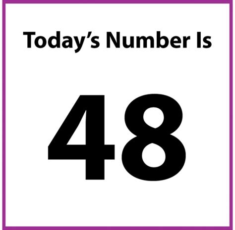 Today’s Number: 48 | Math At Home