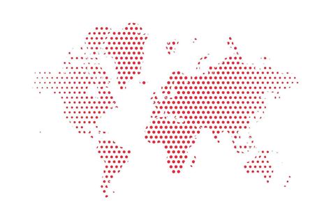 Vector World Dotted Map Illustration 25843196 Vector Art at Vecteezy