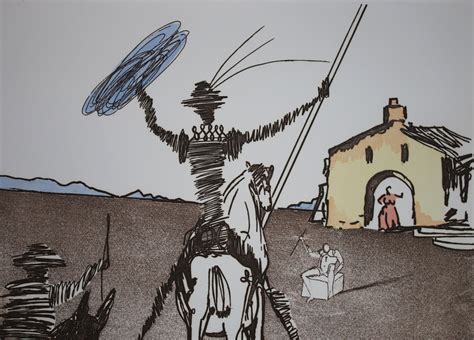 Don Quixote By Salvador Dali Etching with Aquatint | Modernism