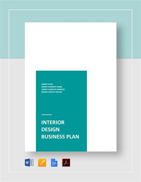 Interior Design Business Plan Template - Google Docs, Word, Apple Pages ...