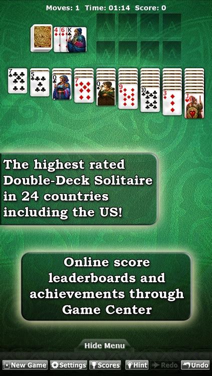 * Solitaire Double-Deck HD * by e4 software