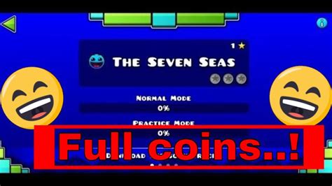 Geometry Dash Meltdown - "The Seven Seas" 100% Complete [All Coins ...