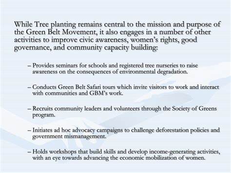 PPT - The Green Belt Movement PowerPoint Presentation - ID:3777890