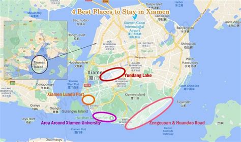 Xiamen China Map