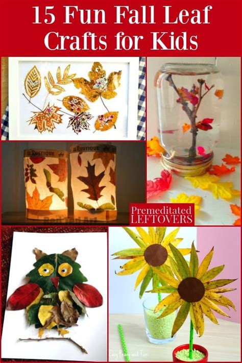 15 Fall Leaf Crafts for Kids