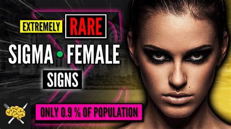 Extremely [RARE] TOP 8 Sigma Female Personality Traits - The Rarest Female - YouTube