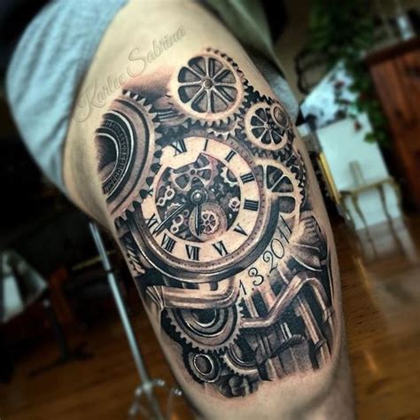 Details 75+ clock gears tattoo best - in.coedo.com.vn