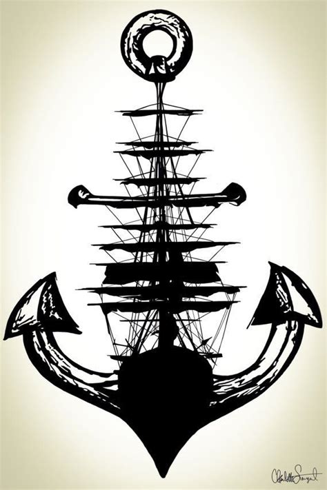 Boat Anchor Drawing at GetDrawings | Free download