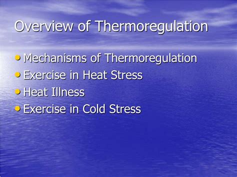 PPT - Thermoregulation PowerPoint Presentation - ID:269735