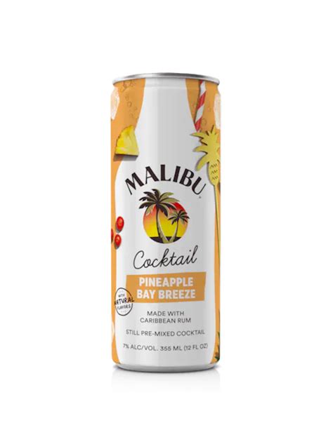 Malibu Pineapple Bay Breeze 4 Pack - 355ML | Bremers Wine and Liquor