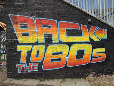 Back to the 80s, Brick Lane graffiti | duncan c | Flickr