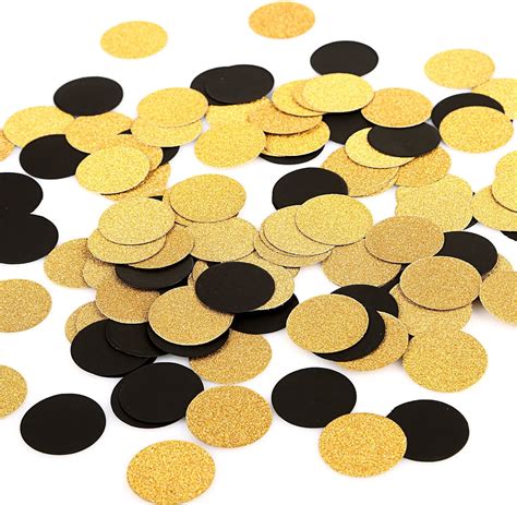 Amazon.com: MOWO Glitter Confetti Circles Wedding Party Decor and Table Decor 1.2’’ in Diameter ...