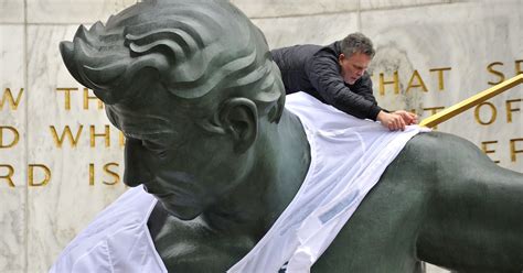 'Spirit of Detroit' statue gets big Michigan State jersey