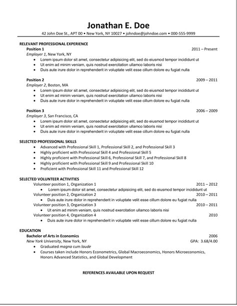 Best Resume Format | Fotolip.com Rich image and wallpaper