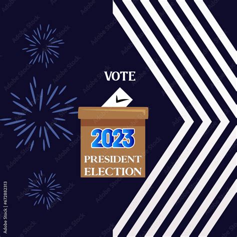 Presidential Election Day minimal isolated logo vector design image ...