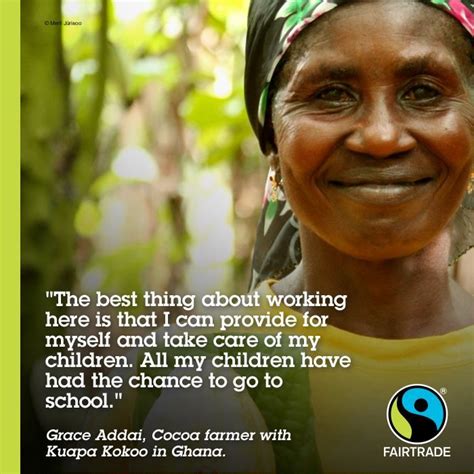 #FairTradeMonth @Fairtrade International USA @Divine Chocolate USA | Fair trade, Trading quotes ...