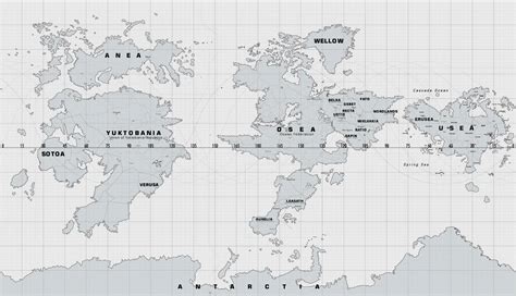 The World Map Of Strangereal (in video game series "Ace Combat ...