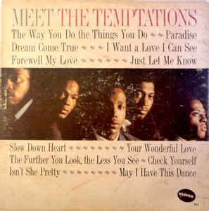 The Temptations - Meet The Temptations (Indianapolis Pressing, Vinyl ...