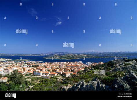 italy, sardinia, la maddalena archipelago national park, la maddalena island village Stock Photo ...