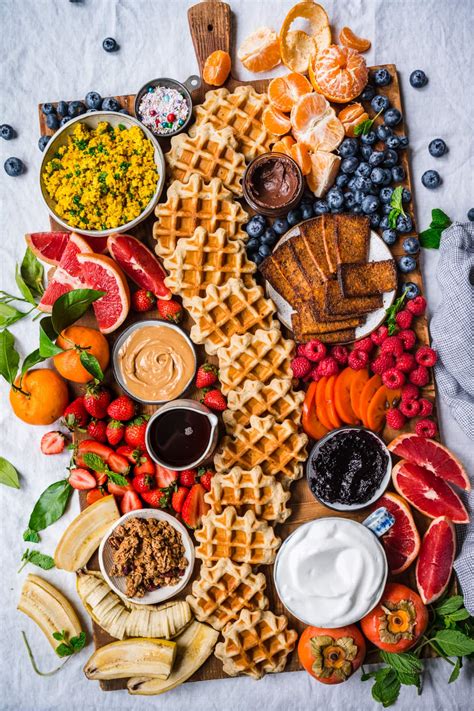 The Ultimate Waffle Brunch Board | Crowded Kitchen