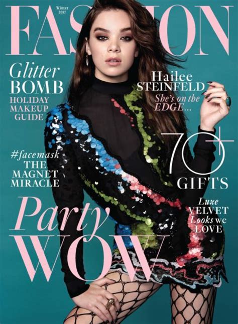 FASHION Magazine Winter 2017 Cover: Hailee Steinfeld - FASHION Magazine