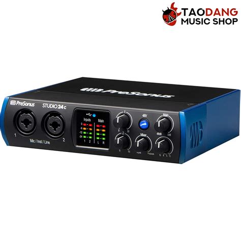 ขาย ออดิโออินเตอร์เฟส Presonus Studio 24c ของแถมเพียบจัดเต็ม