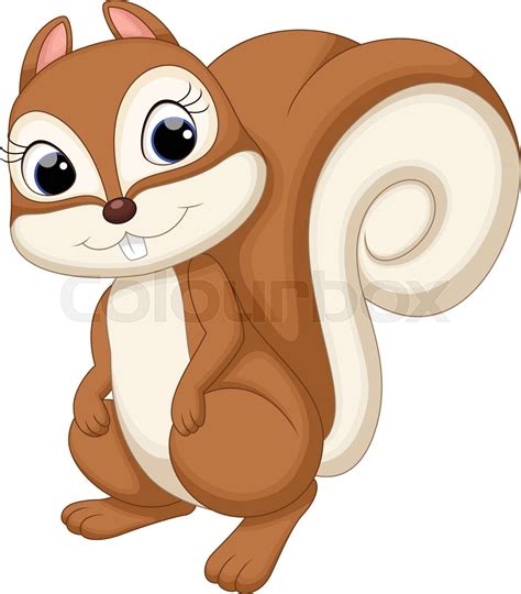 Cute Squirrel Drawing