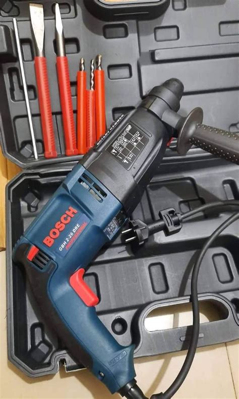 BOSCH ROTARY HAMMER DRILL, Commercial & Industrial, Construction Tools & Equipment on Carousell