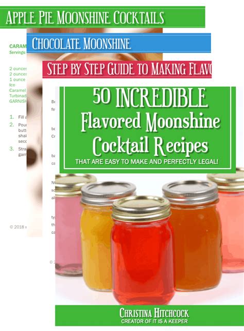 How to Make Flavored Moonshine Recipe Book | 50 Incredible Recipes