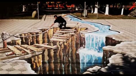 3D Street Art Illusion - Making of and RESULT ! - YouTube