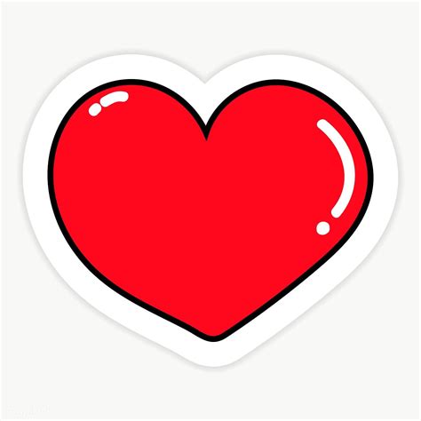 Shiny red heart-shaped transparent png | premium image by rawpixel.com / sasi | Red heart ...