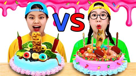 Cake Decorating Challenge 케이크 챌린지 TIMI 티미 - YouTube