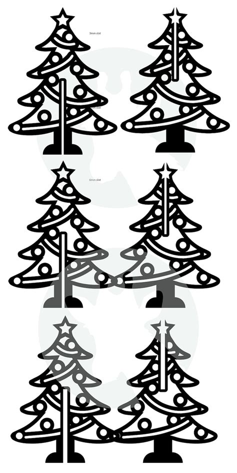 Christmas Tree CNC Router Files Christmas Tree Laser Cut Files - Etsy