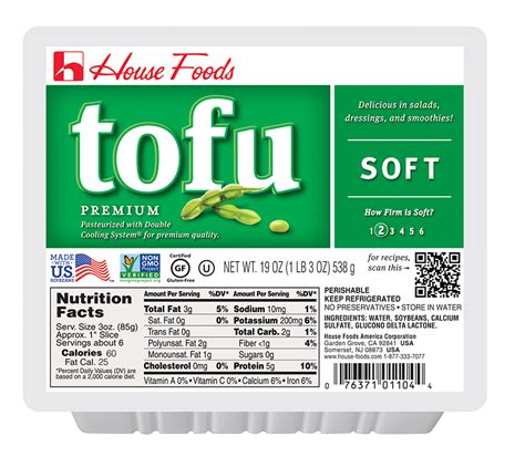 Firm Silken Tofu Nutrition Facts | Besto Blog