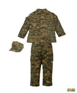 Kids Marine Camo Uniform Set - US Wings