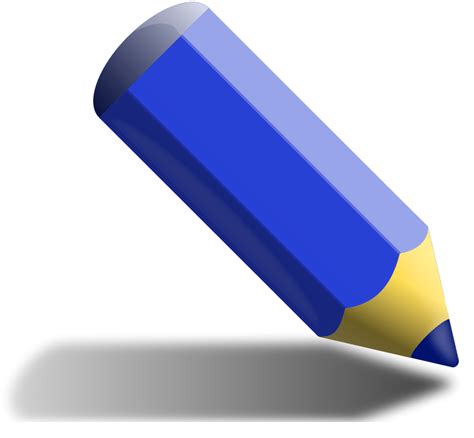 Free Clipart: Blue pencil | binameusl