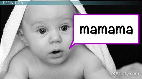 Babbling Stage in Babies: Definition & Explanation - Video & Lesson Transcript | Study.com