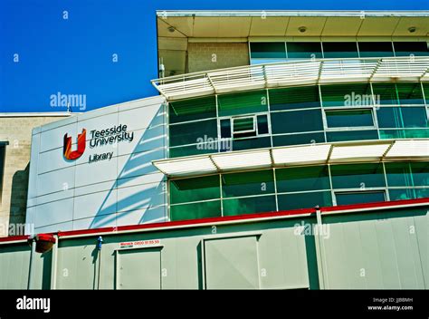 Teesside University Library, Middlesbrough. Teesside Stock Photo - Alamy