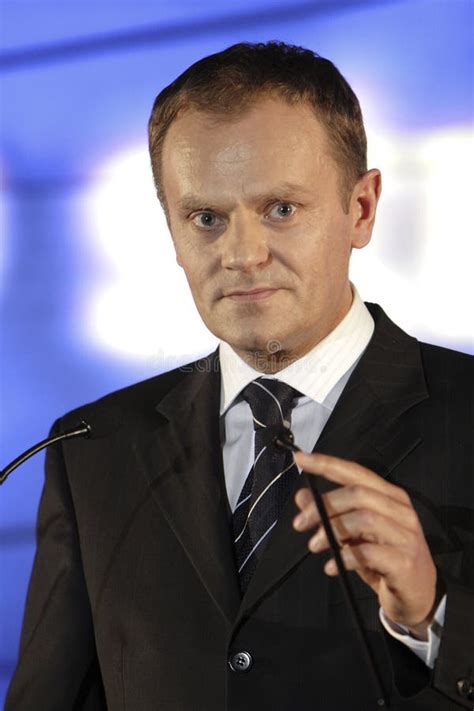 Warsaw, Poland - Donald Tusk, Civic Platform Platforma Obywatelska Party Leader during the ...