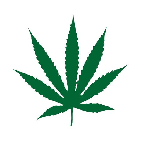 Pot Leaf Weed Cannabis graphics design SVG by vectordesign on Zibbet