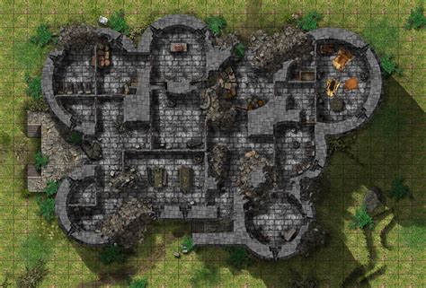 LMoP: Cragmaw Castle (100ppi) [31x21] : r/battlemaps