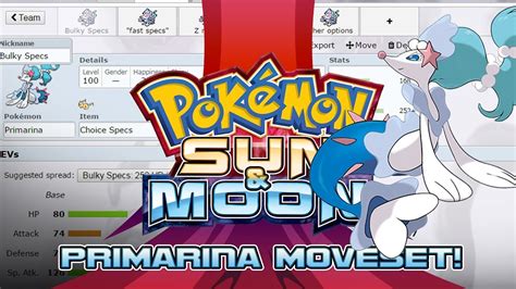 Primarina Moveset Guide! How to use Primarina! Pokemon Sun and Moon! w/ PokeaimMD! - YouTube