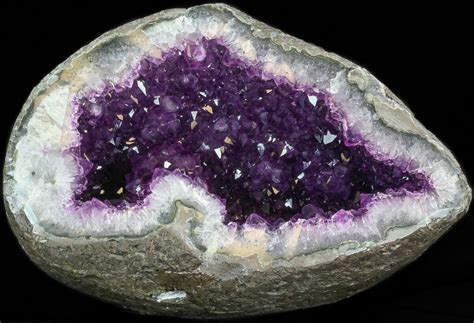 11.7" Dark Amethyst Geode From Uruguay- 23 lbs For Sale (#41898 ...