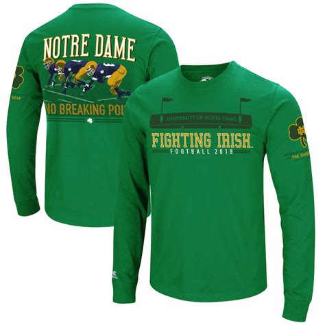 Men's Kelly Green Notre Dame Fighting Irish 2018 The Shirt Long Sleeve T-Shirt