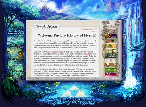 History of Hyrule Finally Launched - Zelda Dungeon