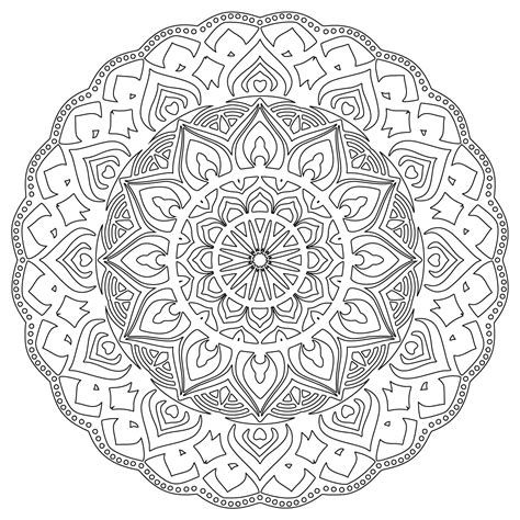 Mandalas para imprimir y colorear