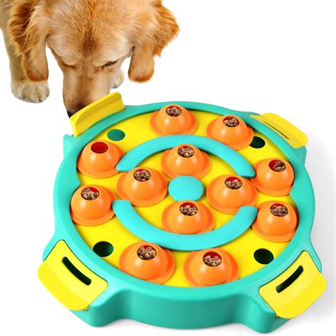 AUAUY Dog Puzzle Toys, Interactive Dog Toys for IQ Training & Mental Enrichment, Dog Mentally ...