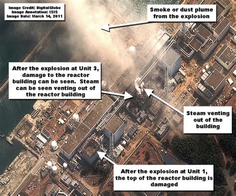 Satellite Image Shows Damage to Reactor Buildings at Fukushima Daiichi ...