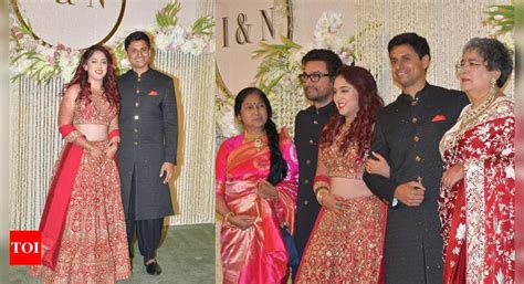 Ira Khan and Nupur Shikhare's wedding reception LIVE updates: Shah Rukh Khan ditches the red ...