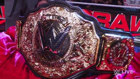 New World Heavyweight Championship Belt Design